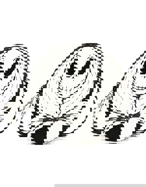 Vanilla Underground Danielle Nicole The Nightmare Before Christmas Womens White Jack Skellington Cross Body Bag (One Size)