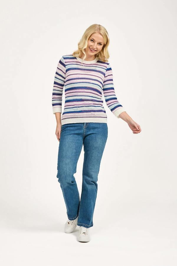 Mudflower Staggered Stripe Jumper