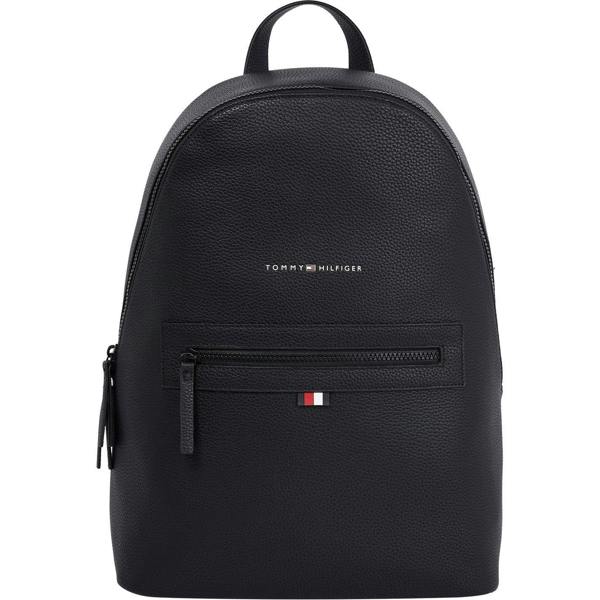 Tommy Hilfiger Essential Faux Leather Everyday Backpack - Black - 