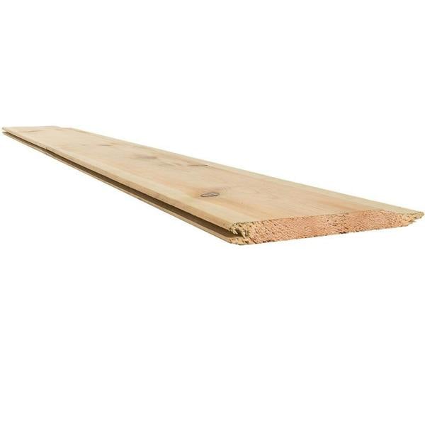 Snowdon Timber Treated Tongue and Groove Shiplap Cladding (T) 12mm (W) 120mm (L) 3.0m