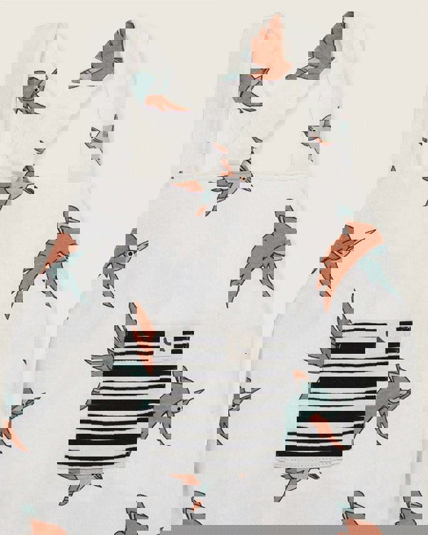 organic cotton White Birdsong Print Jumpsuit - image 3