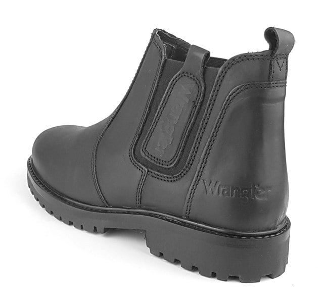 Wrangler Yuma Chelsea Ankle Leather Pull On Mens Boots