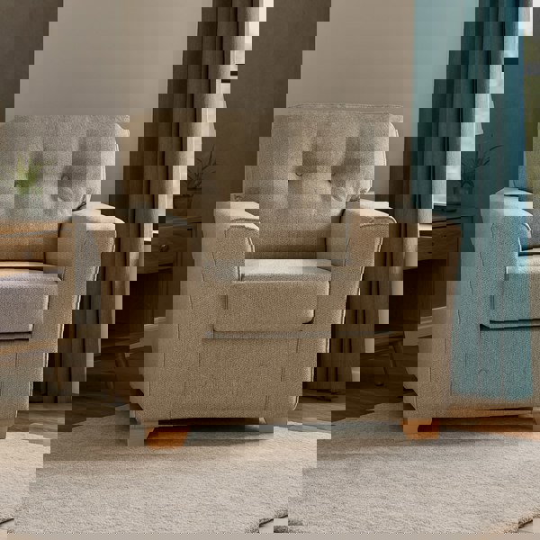 Furnishings For Less Hartley Fullback Tufted 3 Piece Sofa Suite