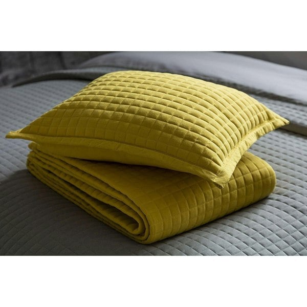 Belledorm Crompton Filled Cushion - Saffron Yellow