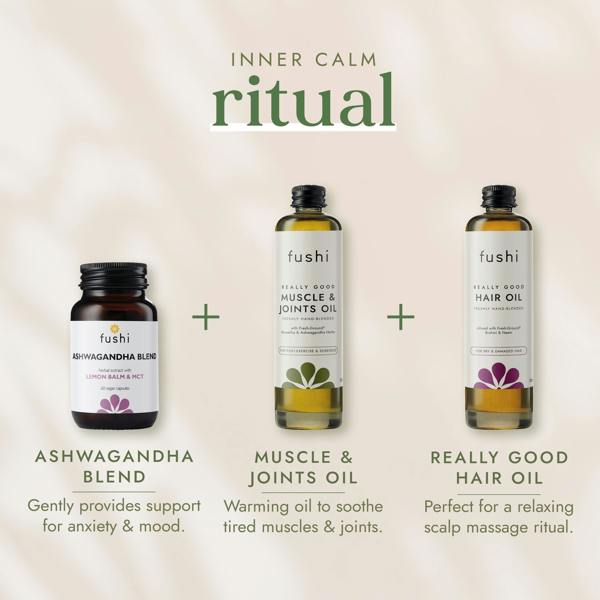 Fushi Wellbeing Ashwagandha with Vegan MCT Extract