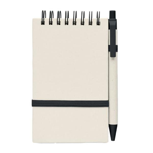 MidOcean Mito A6 Notebook & Pen - Black - 