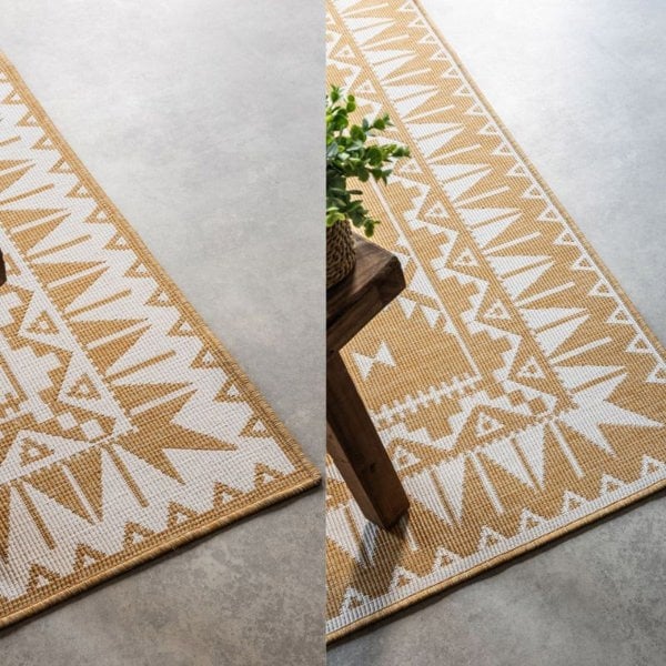 Dynamic Indoor & Outdoor Reversible Yellow Rug
