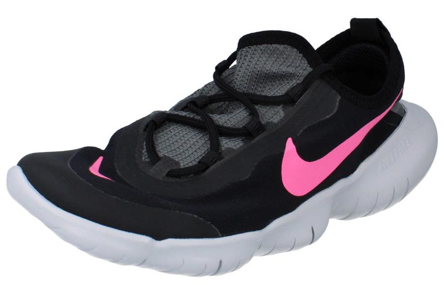 Nike Free Rn 5.0 2020 Gs Running Trainers Cj2079 Sneakers Shoes  001 - Black Pink Glow Smoke White 001 - Photo 0