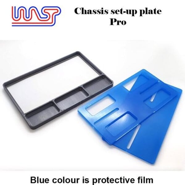 MCSlots Slot Car Chassis Set up Plate PRO 1:32 Scale New WASP