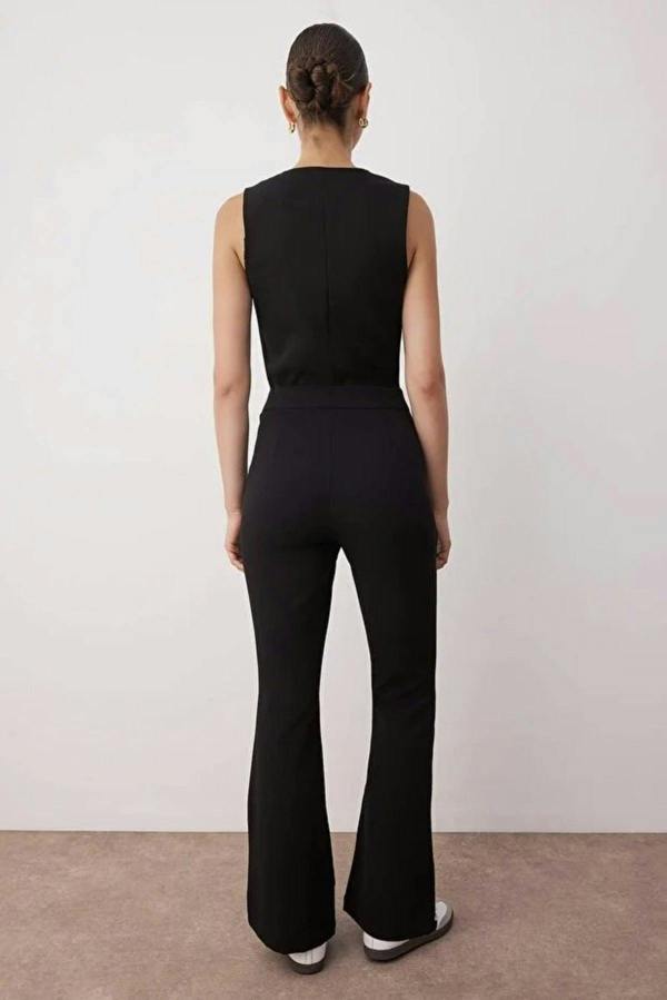 WOVCOR Flare Bootcut Woven Trousers