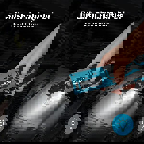 Traderight Electric Cordless Right Ratchet 3/8" 90 Angle Wrench Power 2 Battery