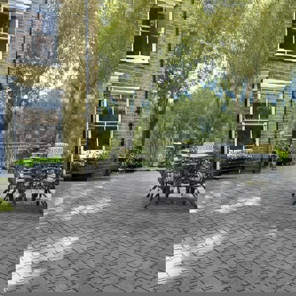 Nicoman Reversible Garden Stepping Stones Decking Paver 40x40cm