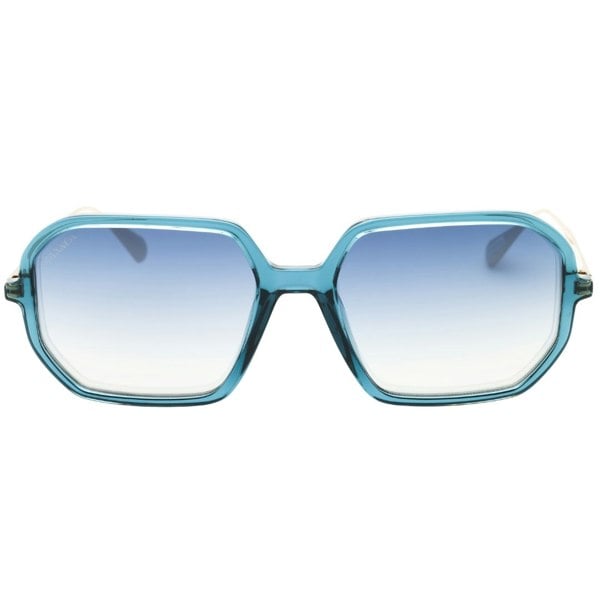 Max & Co Mo0087 87W Shiny Turquoise / Gradient Blue Sunglasses One Size