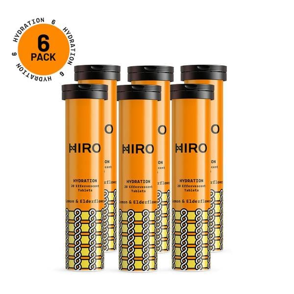 HIRO Hydration Tablets - Lemon & Elderflower (6 Pack)