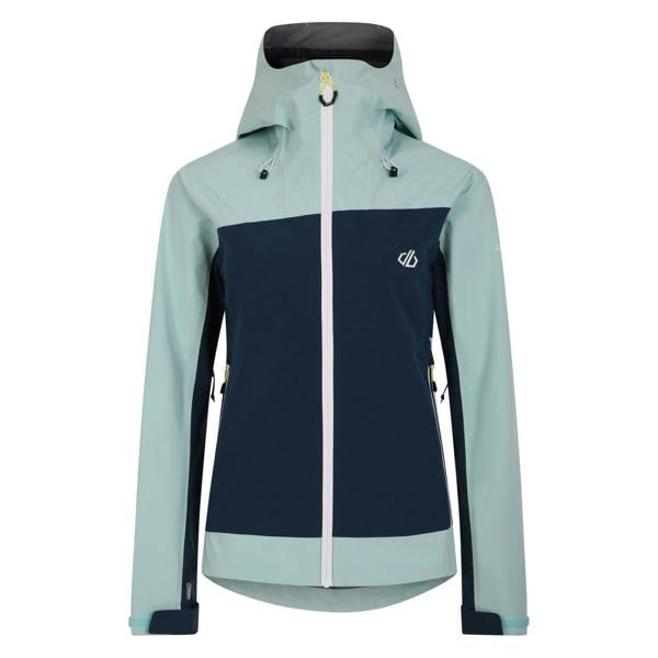 Dare 2B Womens/Ladies Traversing II Waterproof Jacket - Moonlight Denim/Mint Green - 