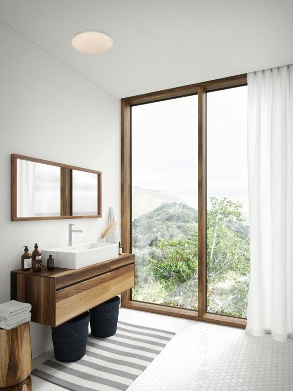 Nordlux Montone 30 | IP44 | 2700K | Ceiling light | White