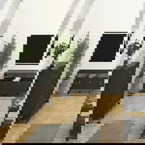 Furniture To Go Barcelona Sideboard 2 doors + 3 drawers  in Matt Black