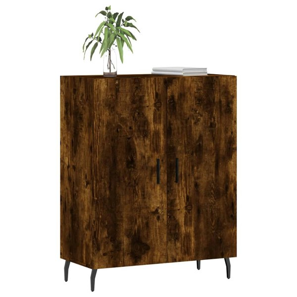 Berkfield Sideboard Smoked Oak 69.5x34x90 cm Engineered Wood