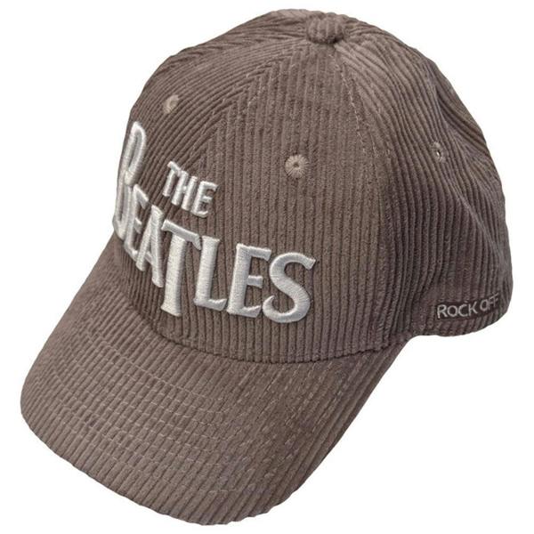 The Beatles Drop T Logo And Apple Corduroy Baseball Cap