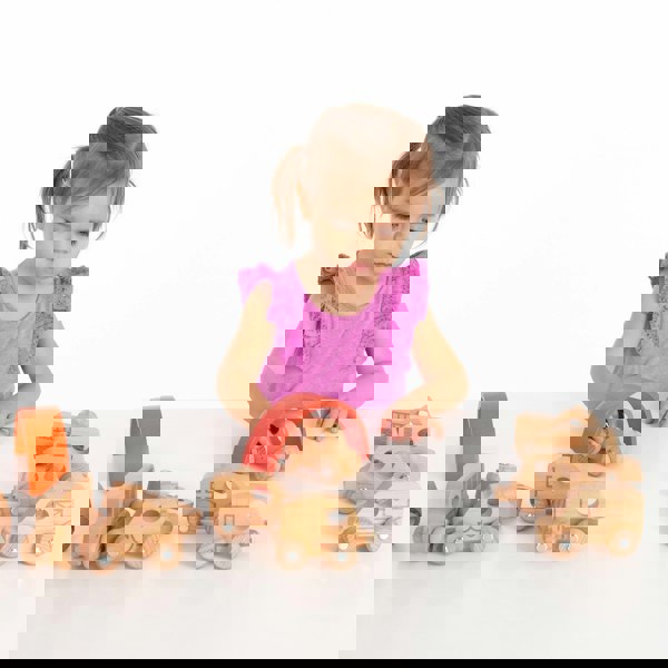 tickit Natural Wooden Vehicles Set