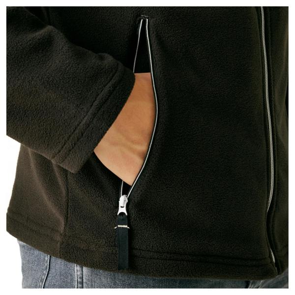 Regatta Professional Mens Fleece Jacket - Black/Mineral Grey - 