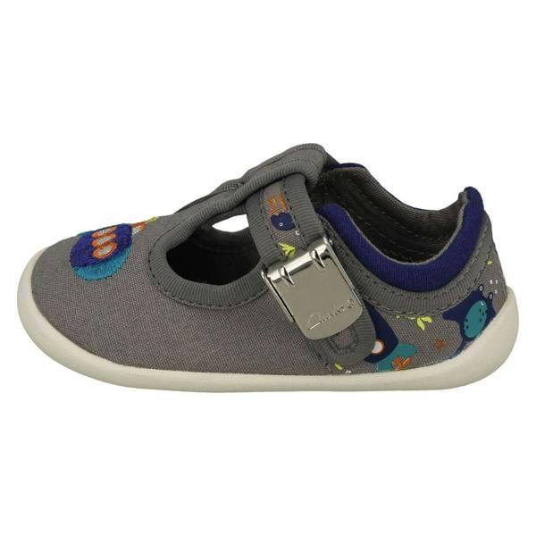 Clarks Unisex Childrens Clarks T-Bar Casual Shoe Roamer Sun