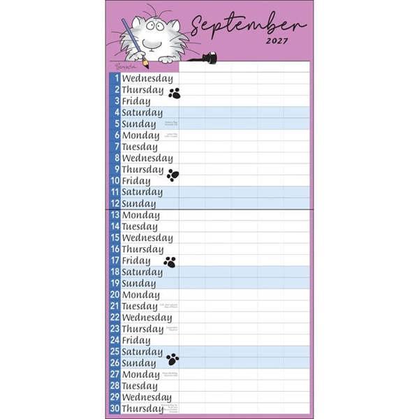 Andrews McMeel Publishing Sandra Boynton, My Family Calendar 2026 - 2027, Family Planners, Month To View, Family, Gift