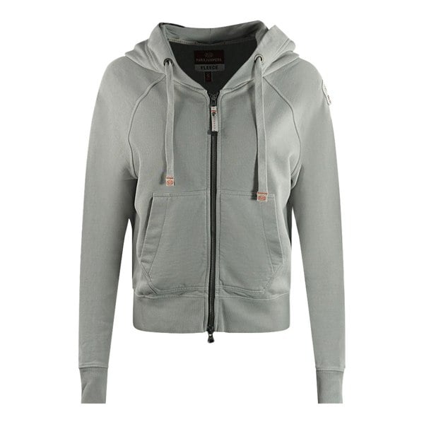 Parajumpers Linzy Paloma Zip Up Cropped Hoodie - Grey