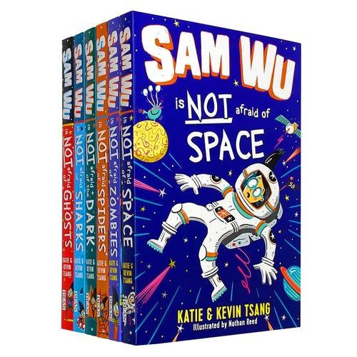 Sam Wu Is Not Afraid Series 6 Book Box Set By Kevin Tsang and Katie Tsang