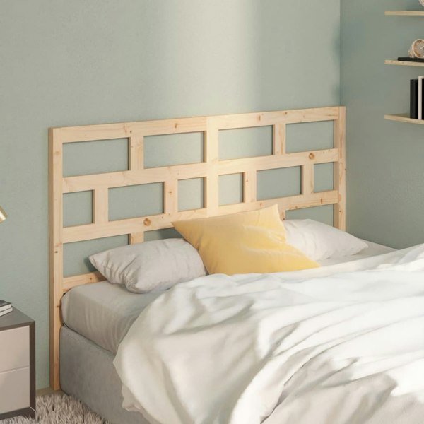 Berkfield Bed Headboard 146x4x100 cm Solid Wood Pine