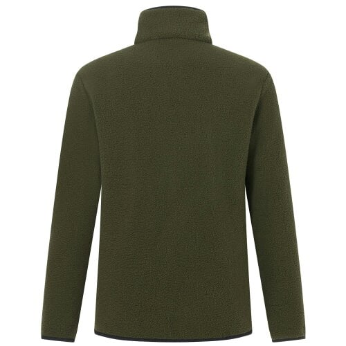 Regatta Mens Frankie Borg Fleece Jacket - Dark Khaki/Black