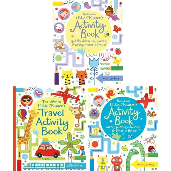 Little Children's Activity Books 3 Books Collection Set