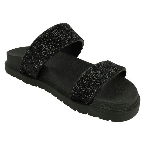 Spot On Ladies Spot On Slip On Sandals