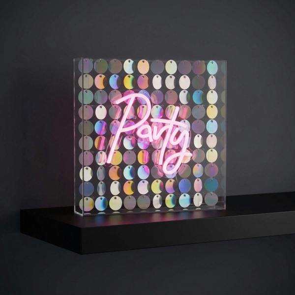 Garden Greatness Vibrant Party Neon-Style Wall Mantel Sign