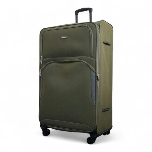 Infinity Luggage Expandable Soft 8 Wheel Lightweight Suitcase Luggage Travel Bags Set