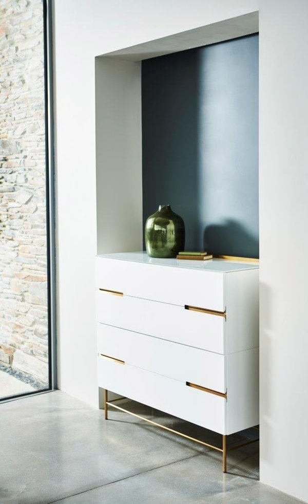 Alberto wide chest of drawers by Gillmore British Design