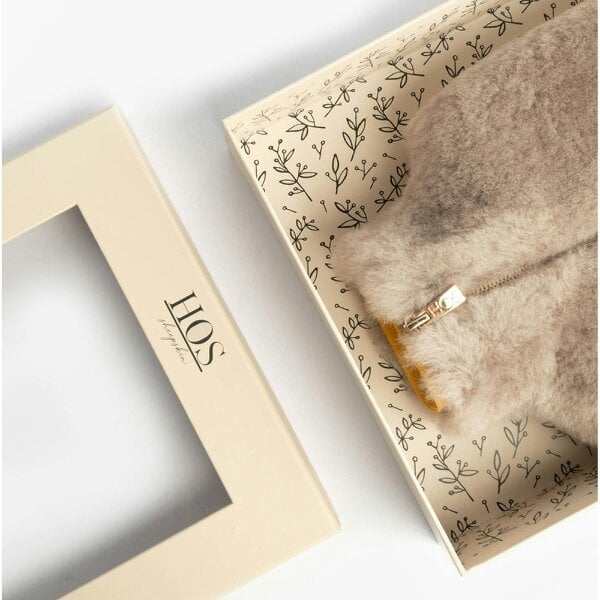 HOS Sheepskin IRIS Sheepskin Hot Water Bottle Sheepskin   in  Grey