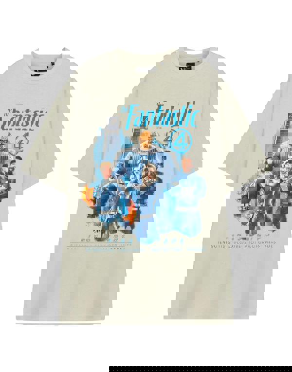 Marvel First Steps Unisex Beige Fantastic Four Short Sleeved T-Shirt