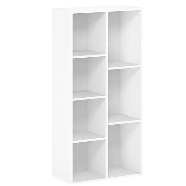 WALPLUS Reed 7-Cube Reversible Open Shelf, White | High Quality Decorative Wall Design