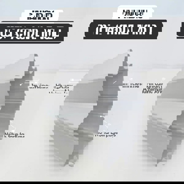 Anygleam Baking Pan Silver 1PC Octagonal Molder Non Stick Oven Pastry Tools