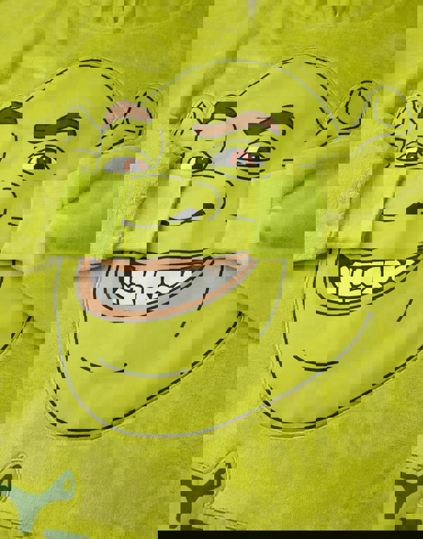 Shrek Unisex Green Character Face Blanket Hoodie (One Size)