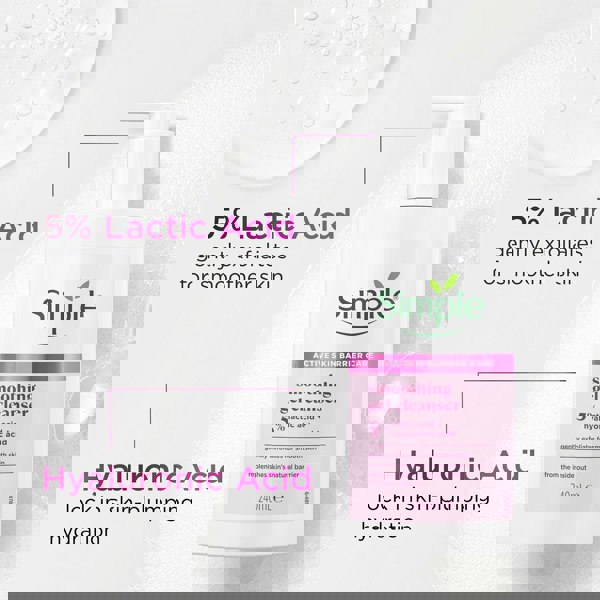 Simple Smooth+ Gel Facial Cleanser Softening Daily Face Wash, 240ml