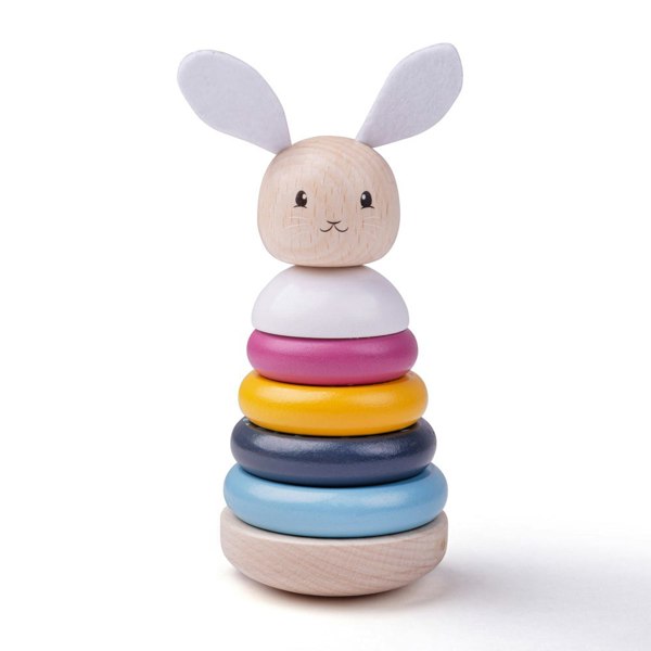 Bigjigs Toys 32001 Rabbit Stacking Rings - FSC 100%