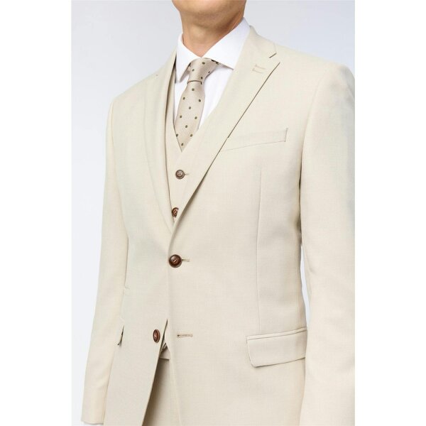 Antique Rogue Slim Fit Blake Ecru Jacket