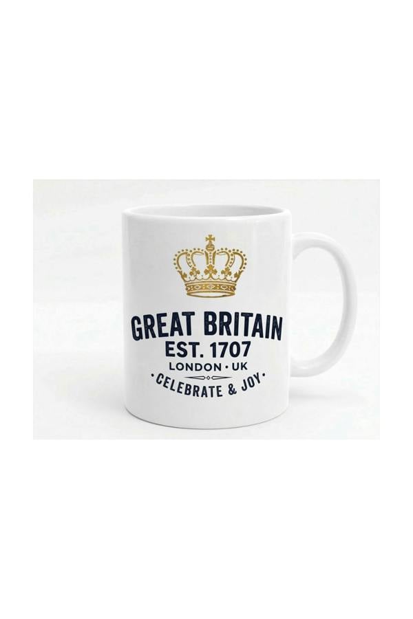 Dyzi Great Britain Est 1707 London UK Celebrate & Joy Ceramic Mug