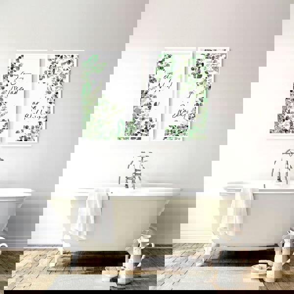 Framed picture for bathroom | Set of 2 wall art prints