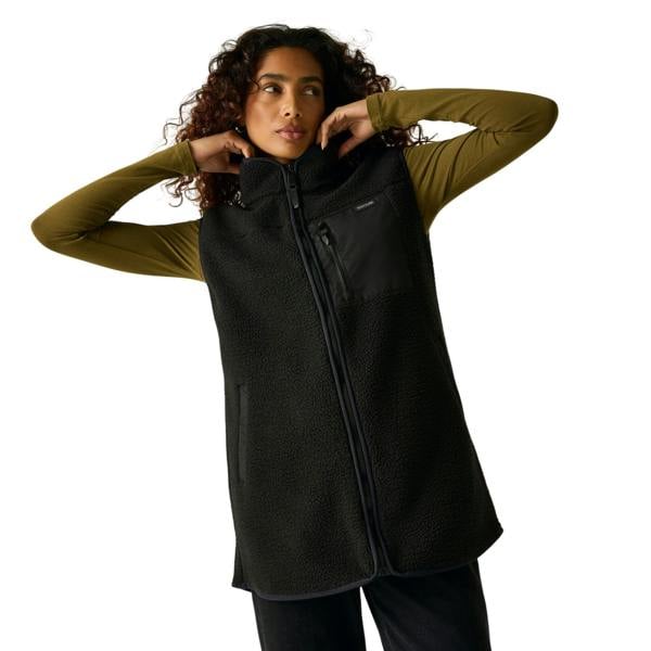 Regatta Womens/Ladies Borg Longline Body Warmer - Black - 