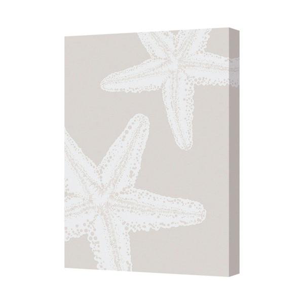 Benjamin Tate Design Starfish Canvas Wall Art Decor Beige Ocean Themed 8721 Seaside
