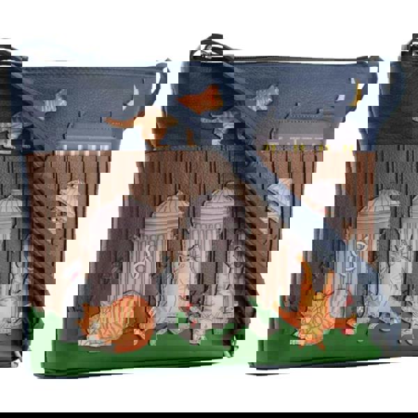 Mala Leather Alley Cats Leather Midi Crossbody Bag