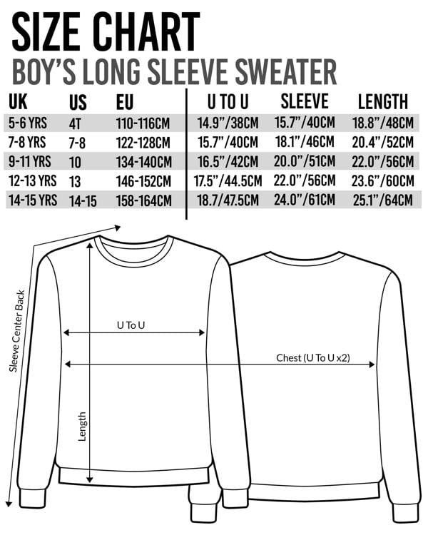 Nintendo Boys Black Multi-Character Placement Print Sweatshirt